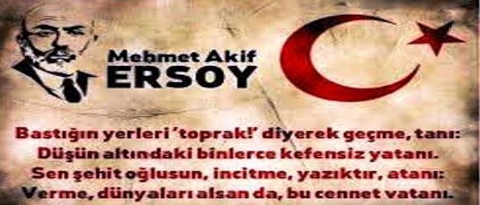 İstiklal Marşı'nın Dizeleri (10 Kıtası)