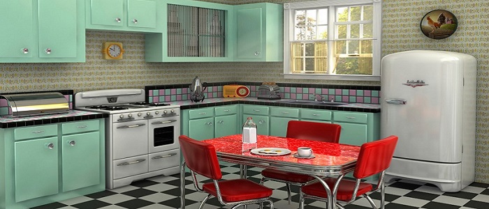 Retro Tarzı Mutfak