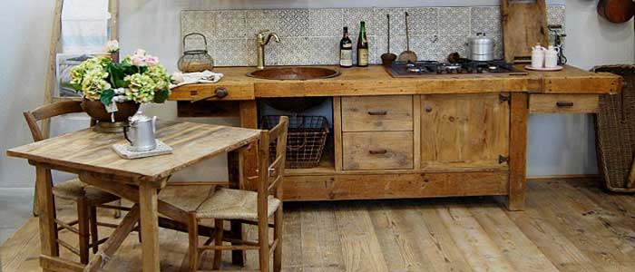 Rustik Tarzı Mutfak