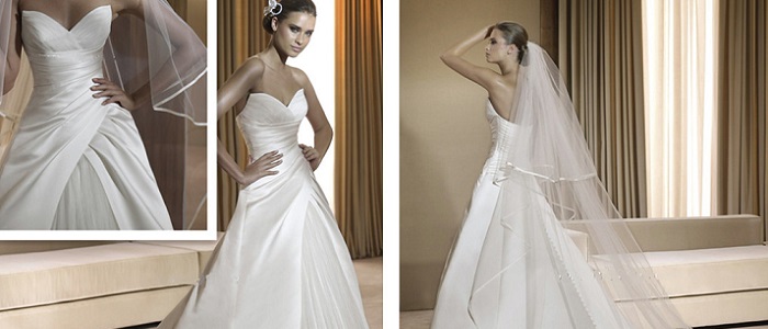 Vazgeçilemeyen Saten Gelinlik Modası