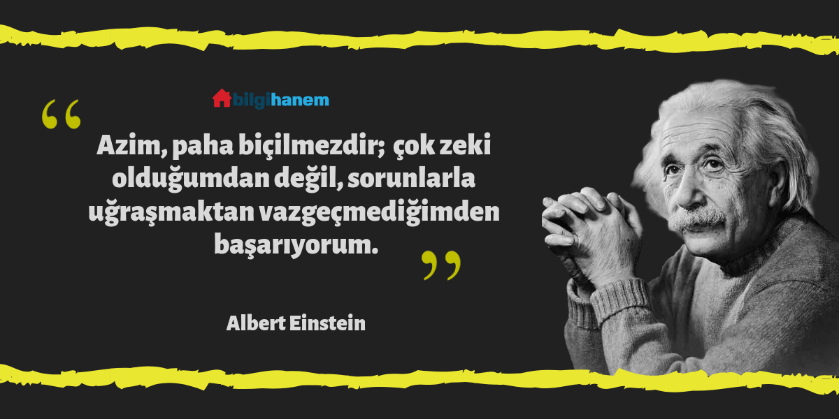 Albert Einstein’ın Sözleri